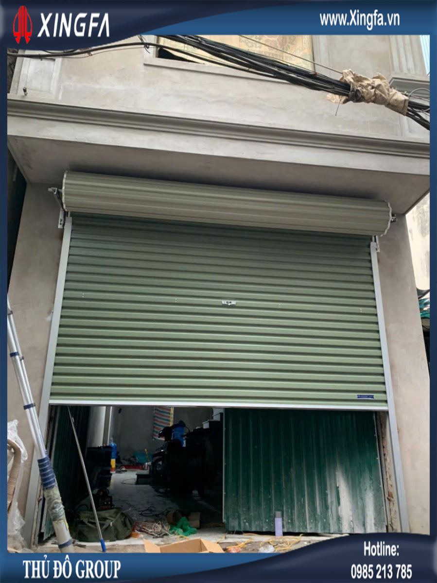 Sửa cửa cuốn Austdoor bị móp nan do va chạm